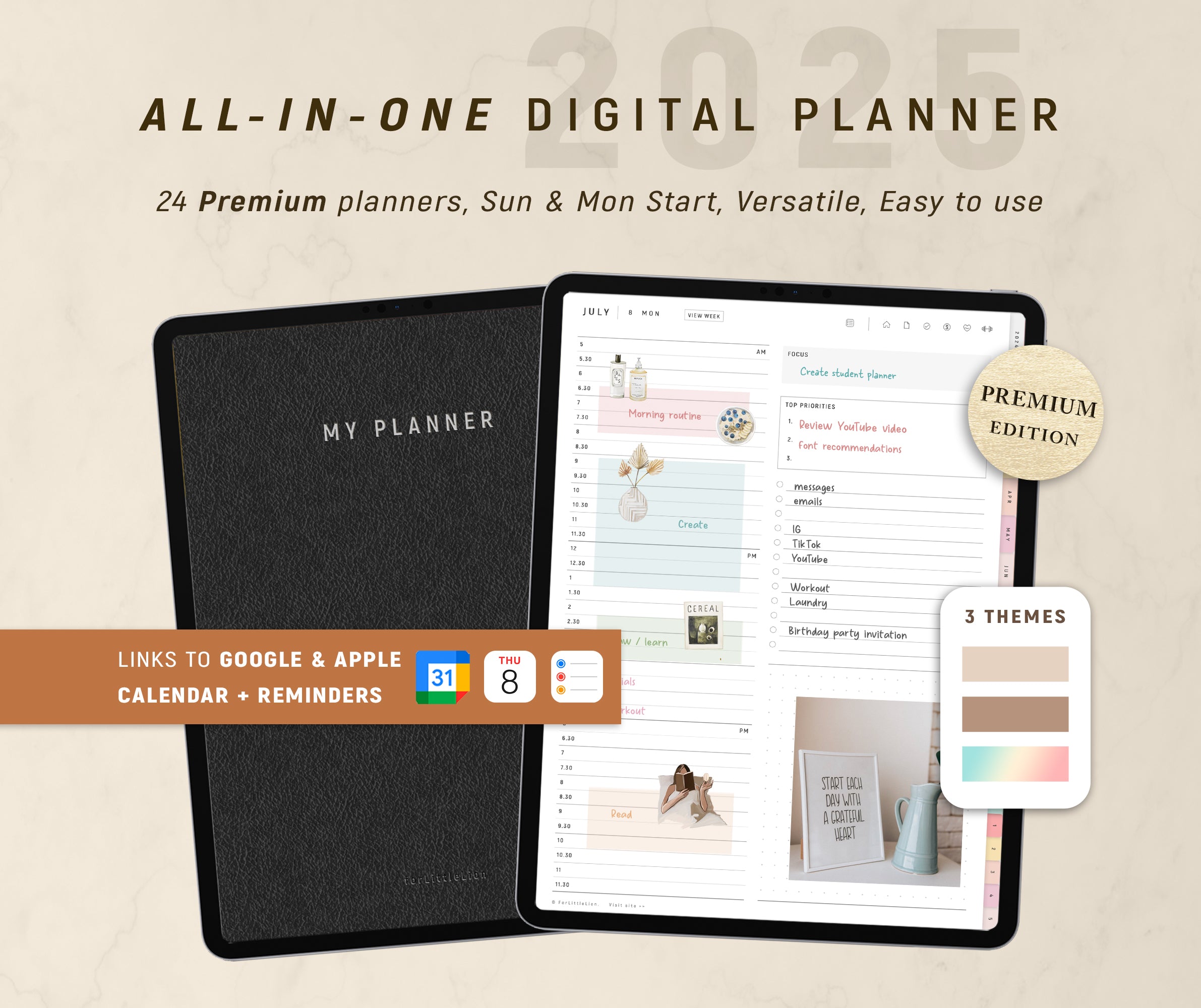 All-in-one Digital Planner 2025 – ForLittleLion