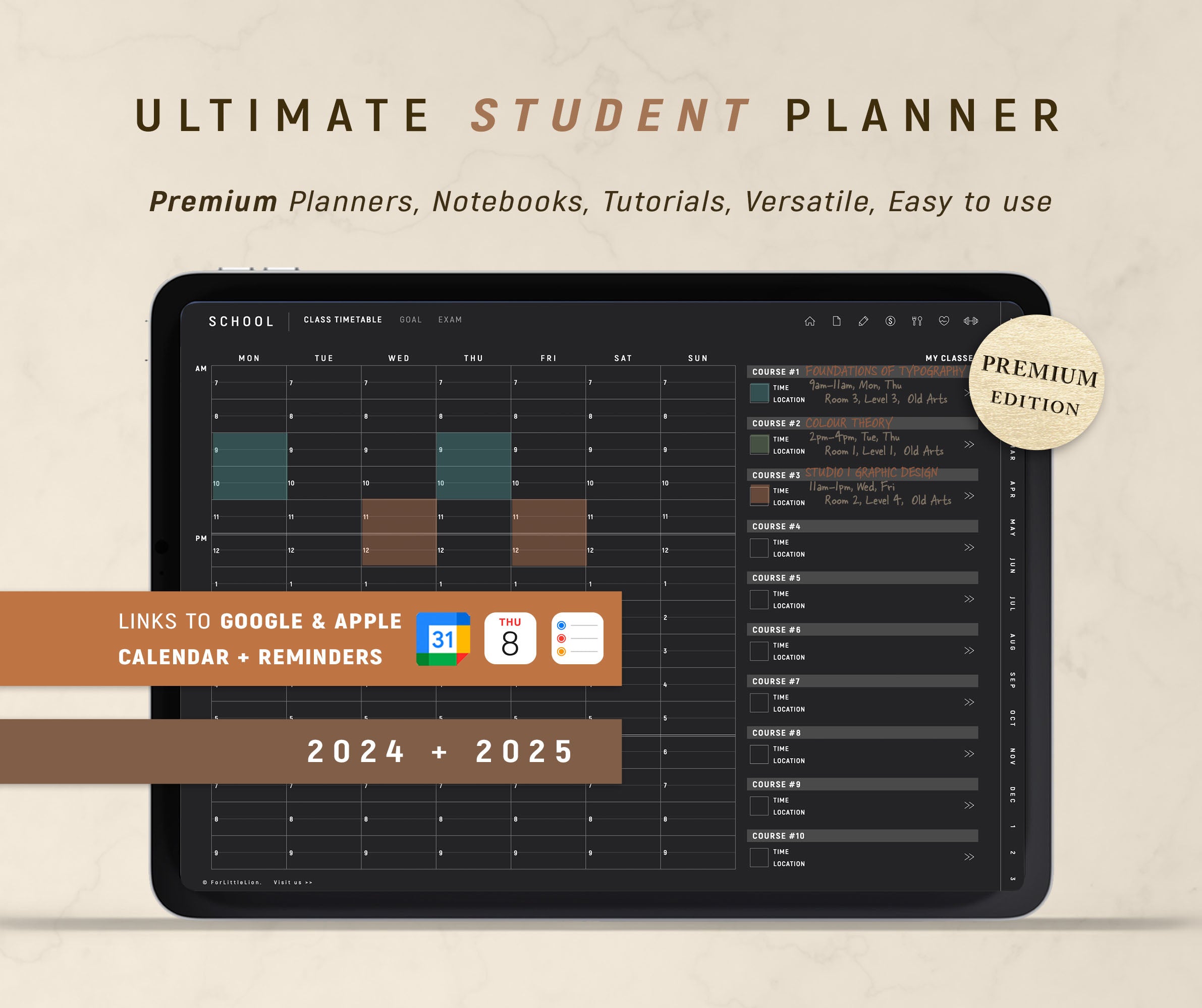 Ultimate Student Planner 2025 ForLittleLion ultimate-student-planner-2025-forlittlelion