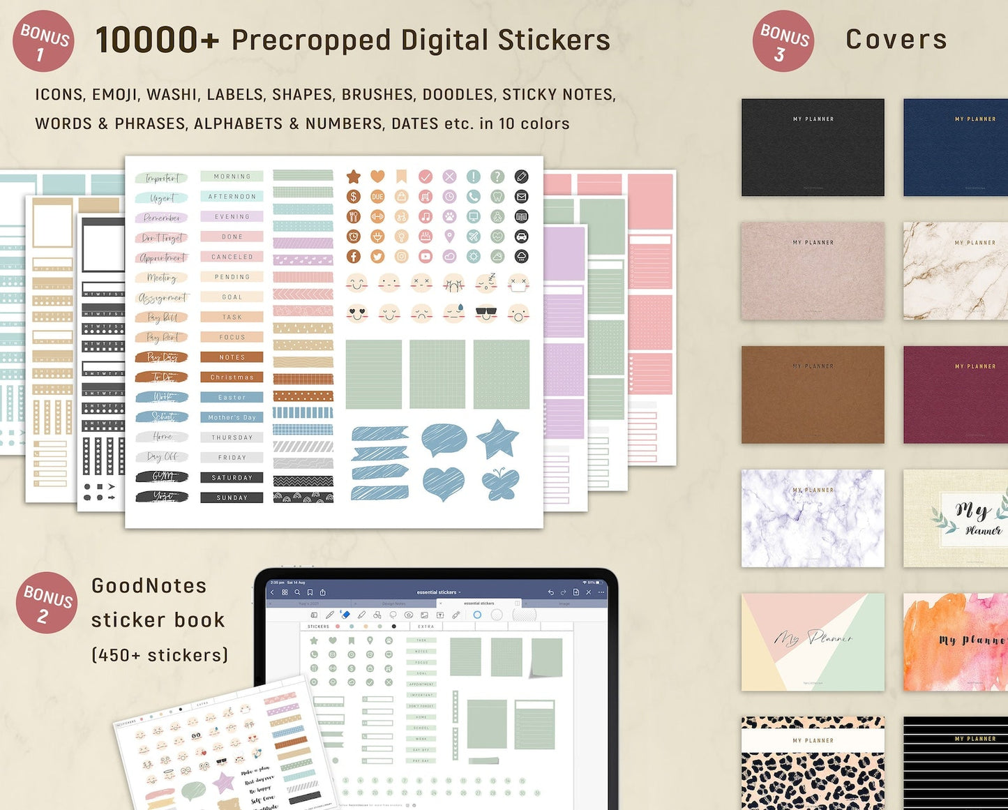 All-in-one Digital Business Planner 2026 + Free 2025