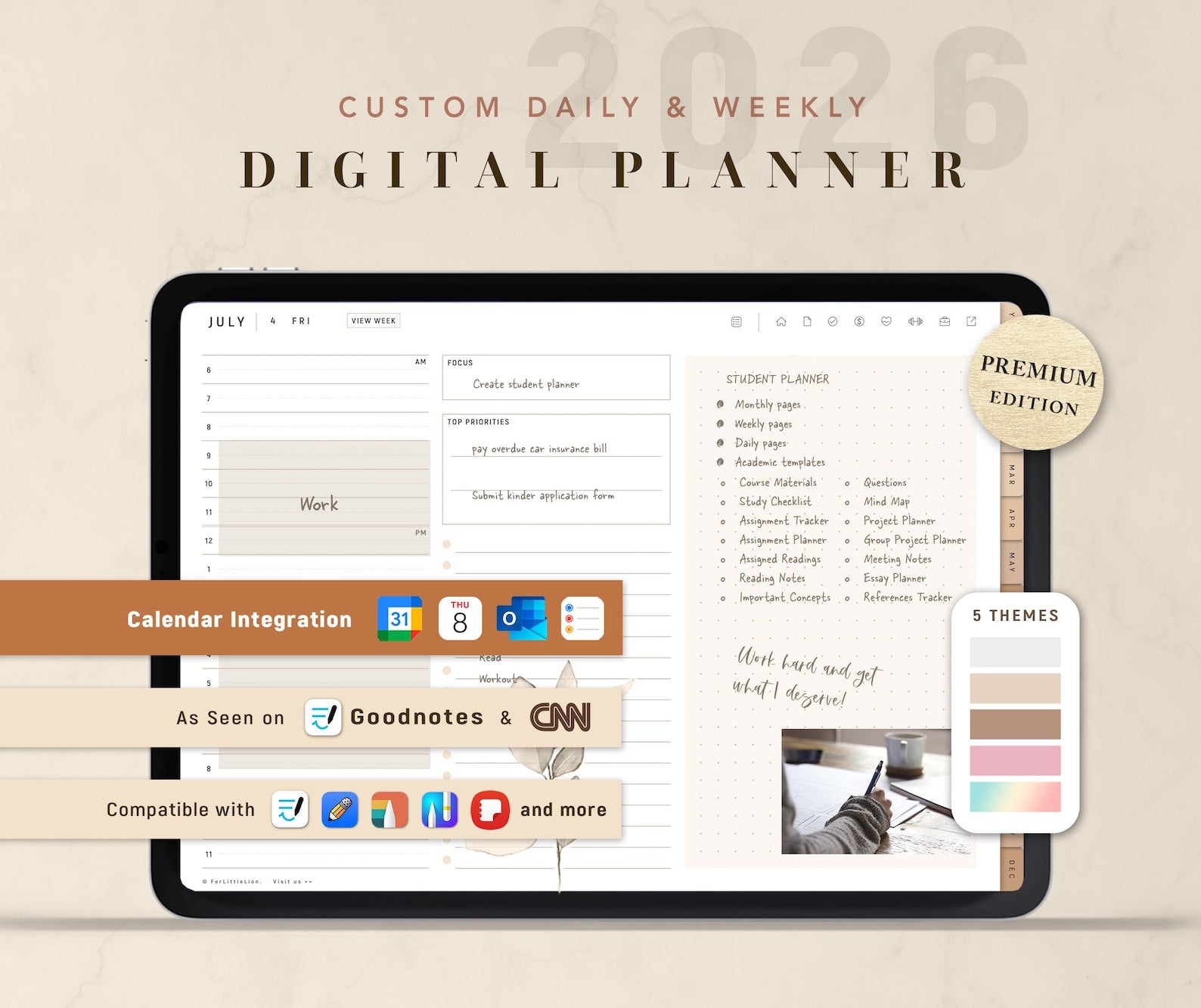 All-in-one Digital Planner 2026 – ForLittleLion