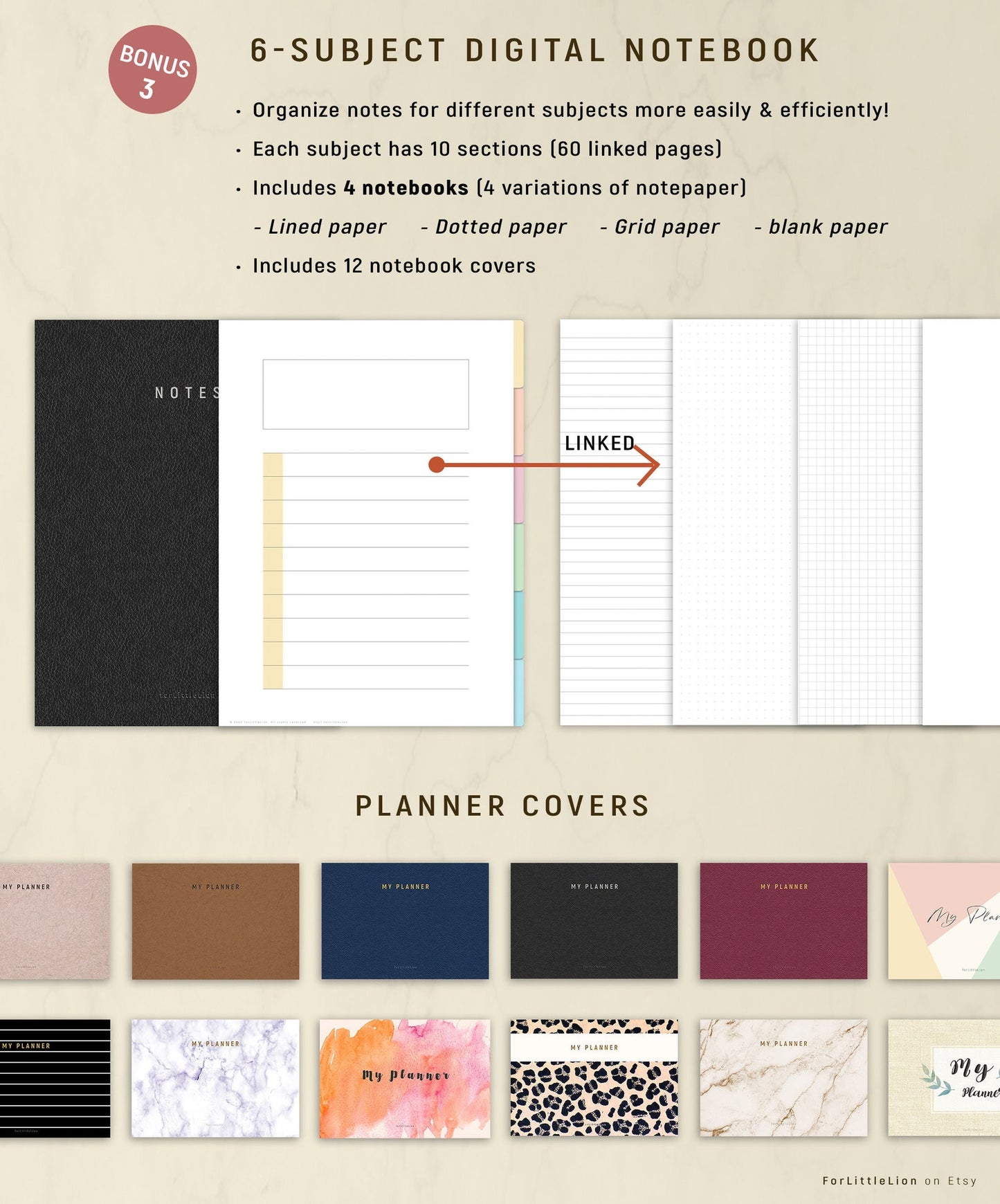Ultimate UNDATED Student Planner