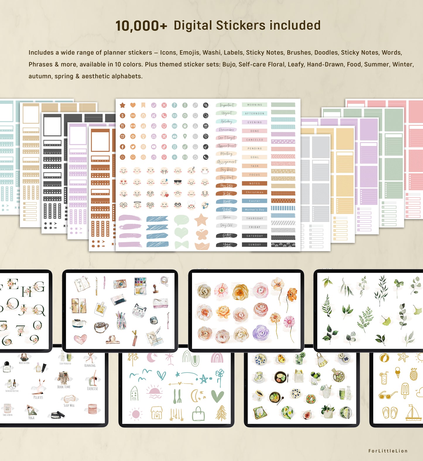 All-in-one Digital Planner 2026 2027 + Undated