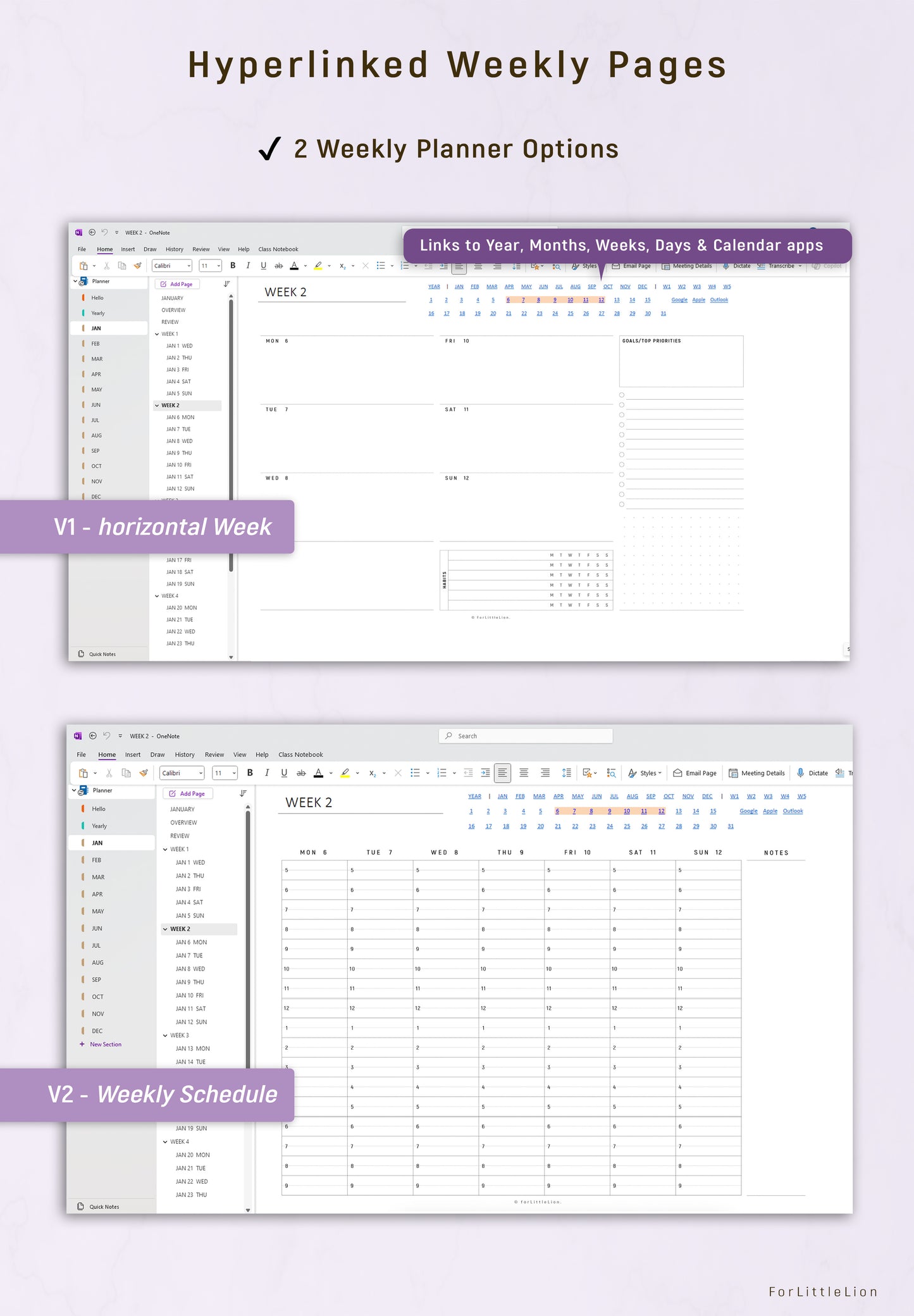 Ultimate OneNote Digital Planner 2024 2025