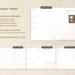 All-in-one Mid-Year Digital Planner JUL 2025- AUG 2026