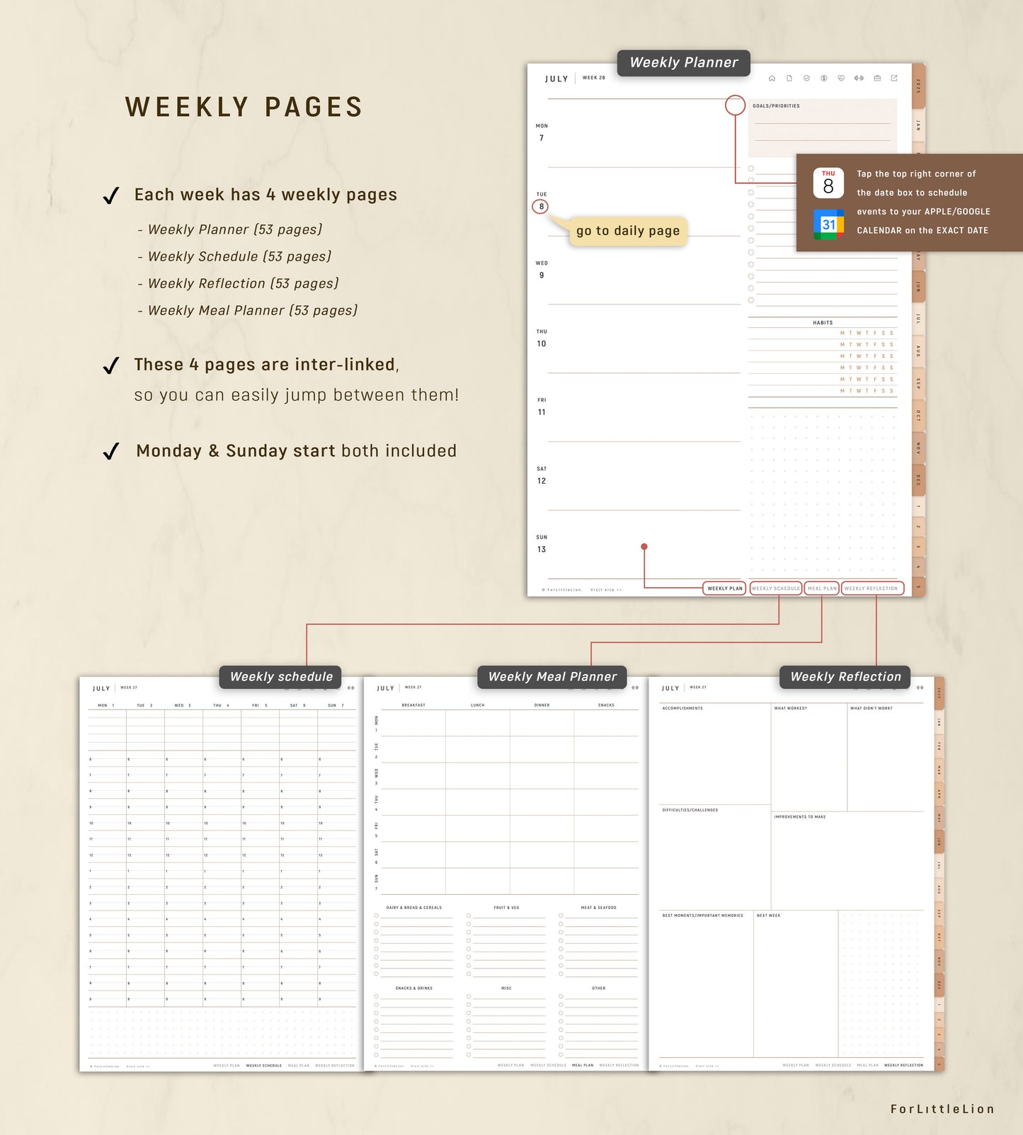 All-in-one Digital Planner | 2026 2027 + Undated