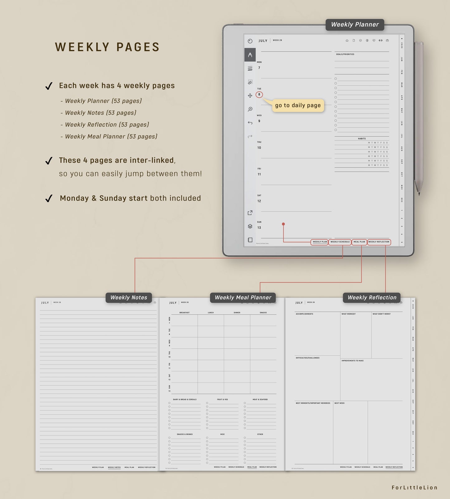 reMarkable Paper Pure All-in-one Planner (2027–2030 Future Planner Included)