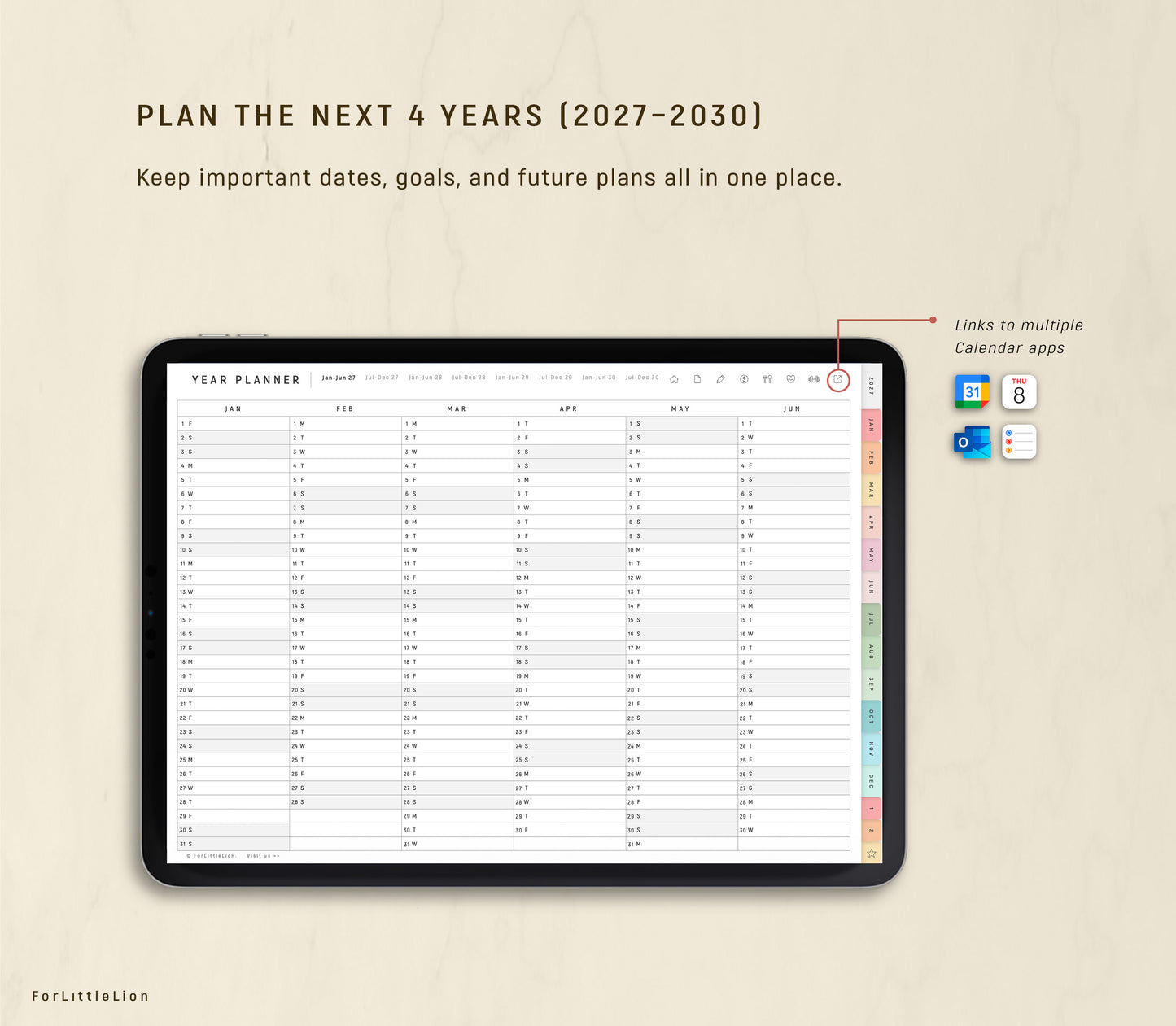 Ultimate Student Planner (2026–2030 Future Planner Included)