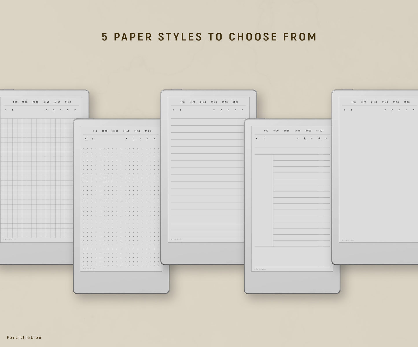 Minimal Notebook for reMarkable Paper Pro Move