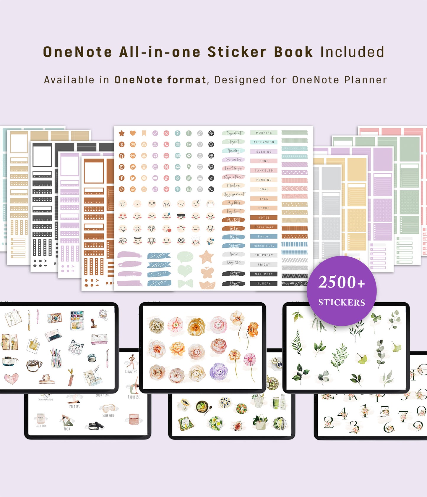 2026 Ultimate OneNote Planner  | Light & Dark Mode | Editable Edition