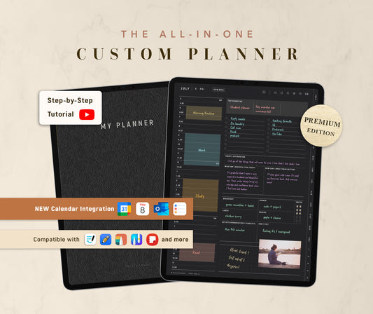 All-in-One Digital Planner 2027 | Dark Mode
