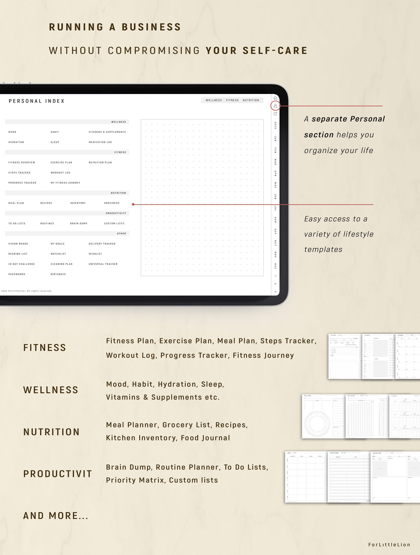 All-in-one Digital Business Planner (2027–2030 Future Planner Included)