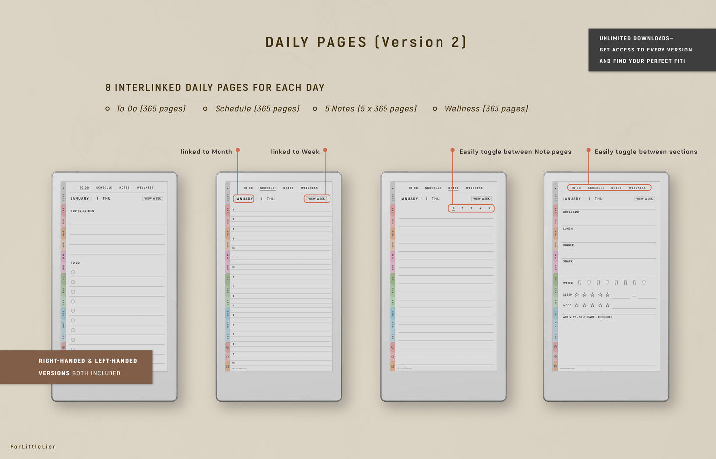 2026 Ultimate Planner Bundle for reMarkable Paper Pro Move