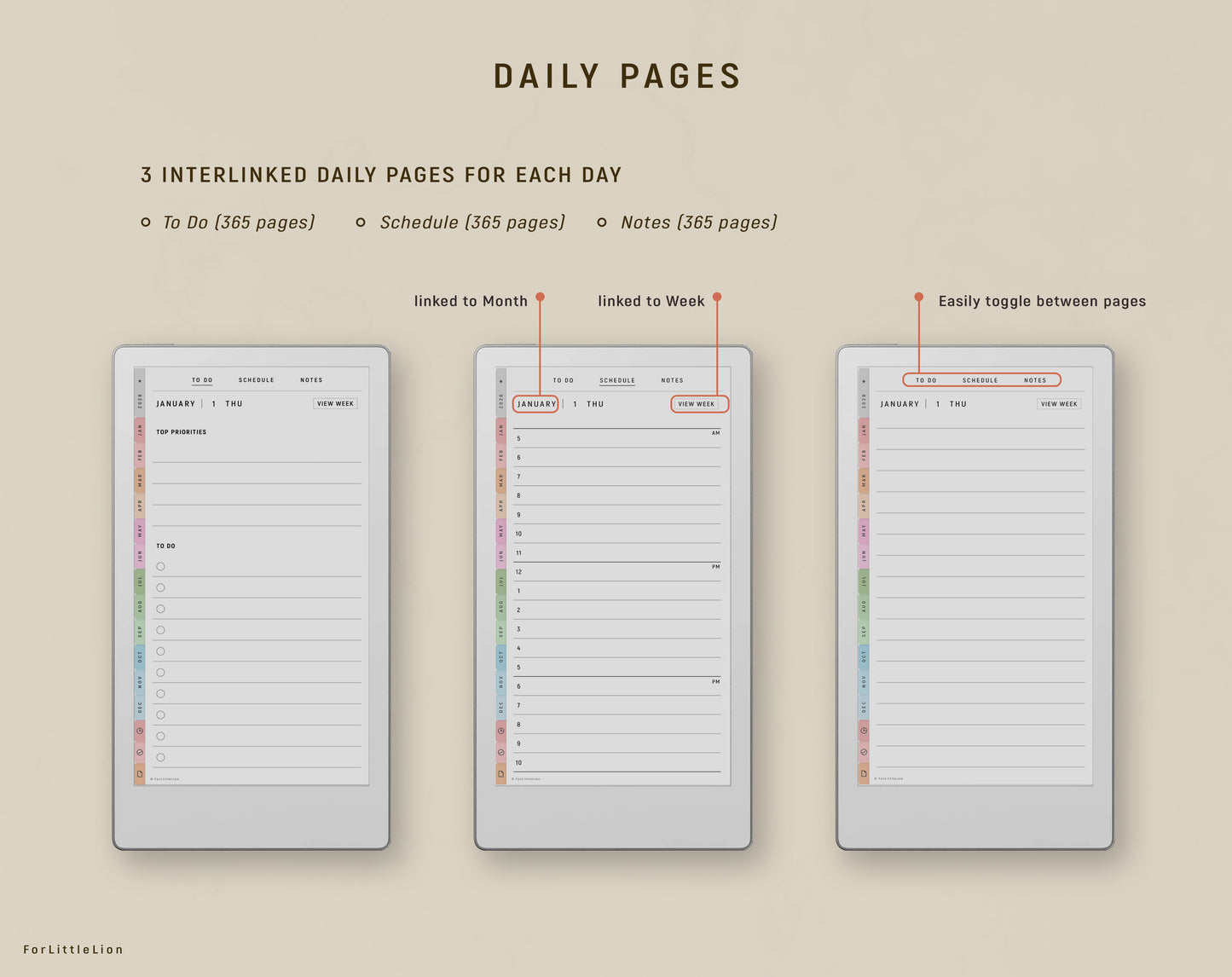 2026 Ultimate Planner Bundle for reMarkable Paper Pro Move