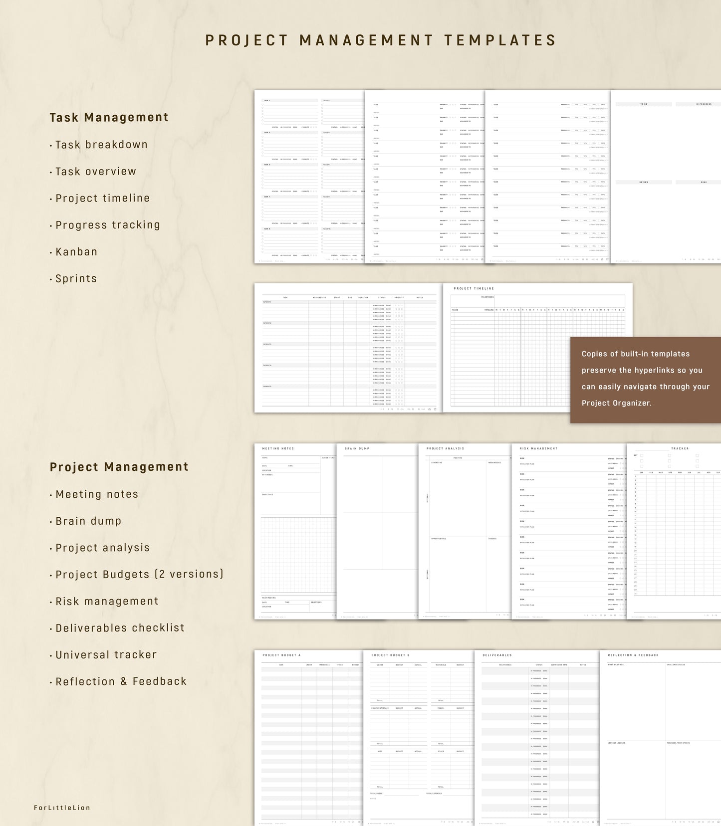 Ultimate Custom Digital Project Organizer