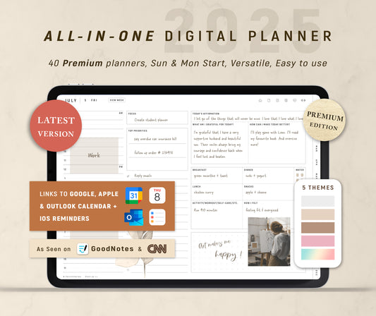 All-in-one Digital Planner 2025