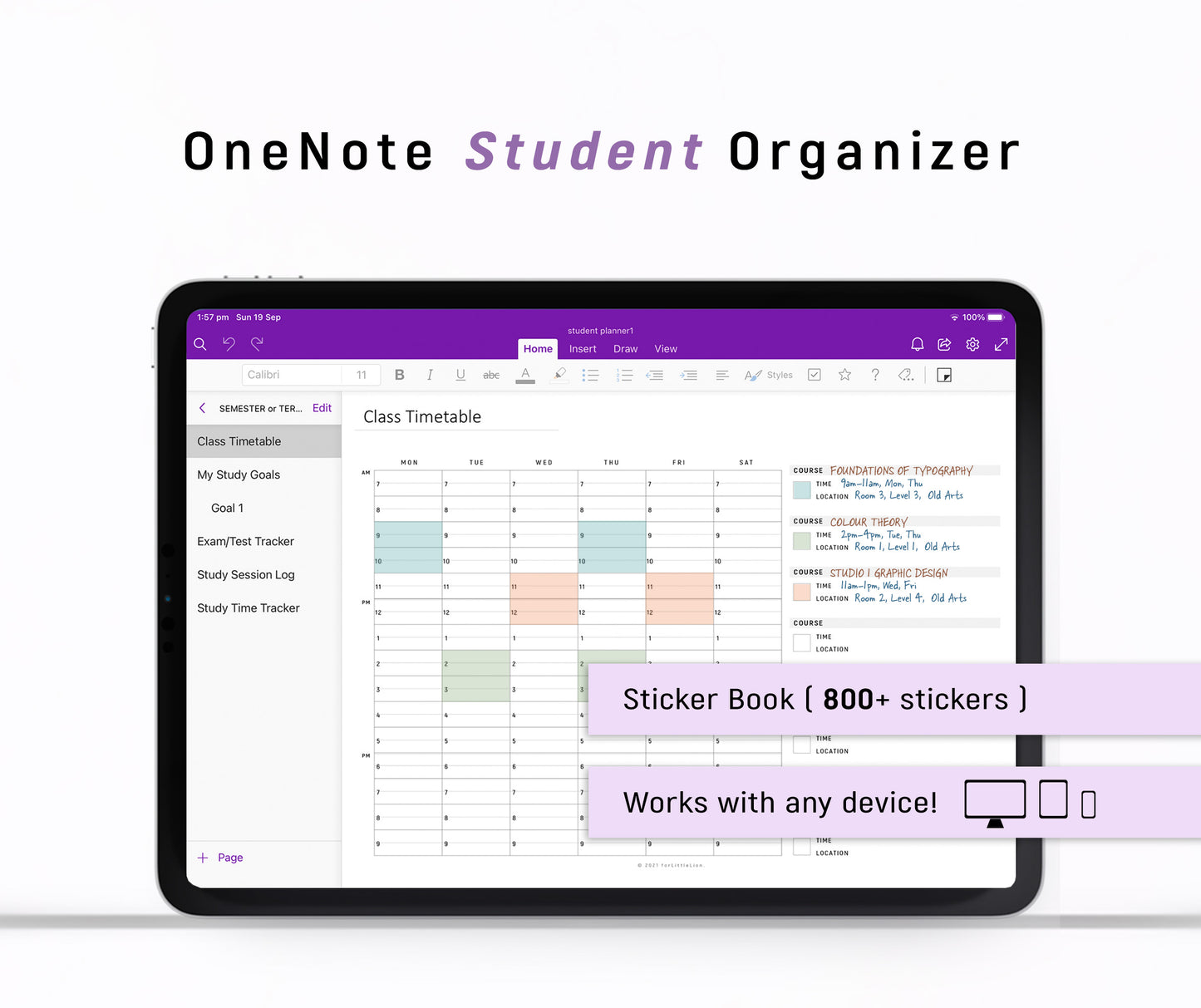 Ultimate OneNote STUDENT Organizer