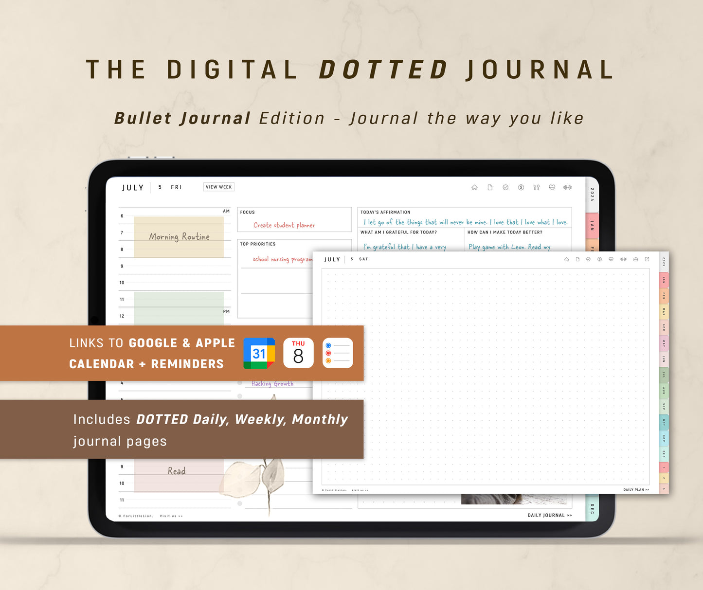 2025 Digital Bullet Journal