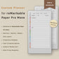 Custom reMarkable Paper Pro Move Planner