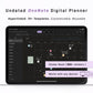 UNDATED Ultimate OneNote Digital Planner - Dark Mode