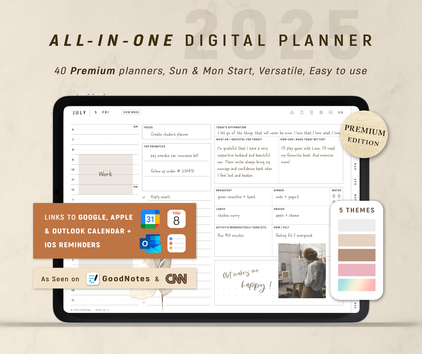 All-in-one Digital Planner 2025