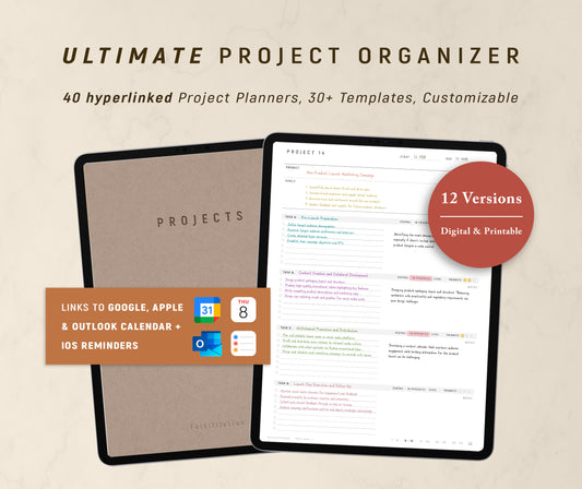 Ultimate Custom Digital Project Organizer