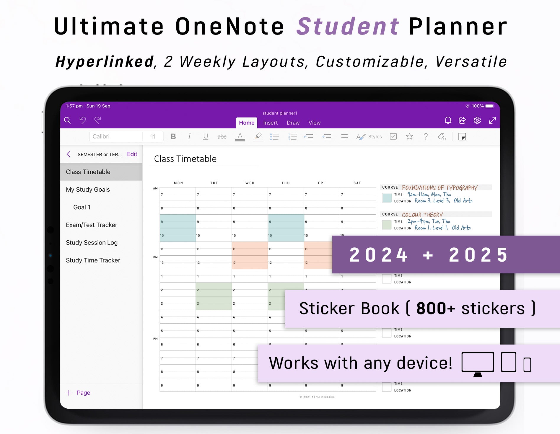 OneNote Digital STUDENT Planner 2024 2025 ForLittleLion onenote-digital-student-planner-2024-2025-forlittlelion