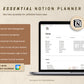 The Essential Notion Planning System