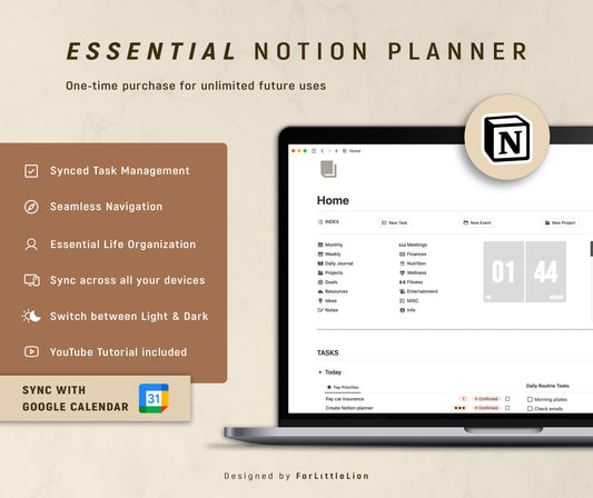 The Essential Notion Planning System
