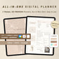 All-in-one Digital Planner 2024 2025 + Undated