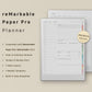 All-in-one reMarkable Paper Pro Planner 2024 2025