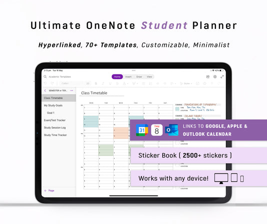 2026 Ultimate OneNote STUDENT Planner