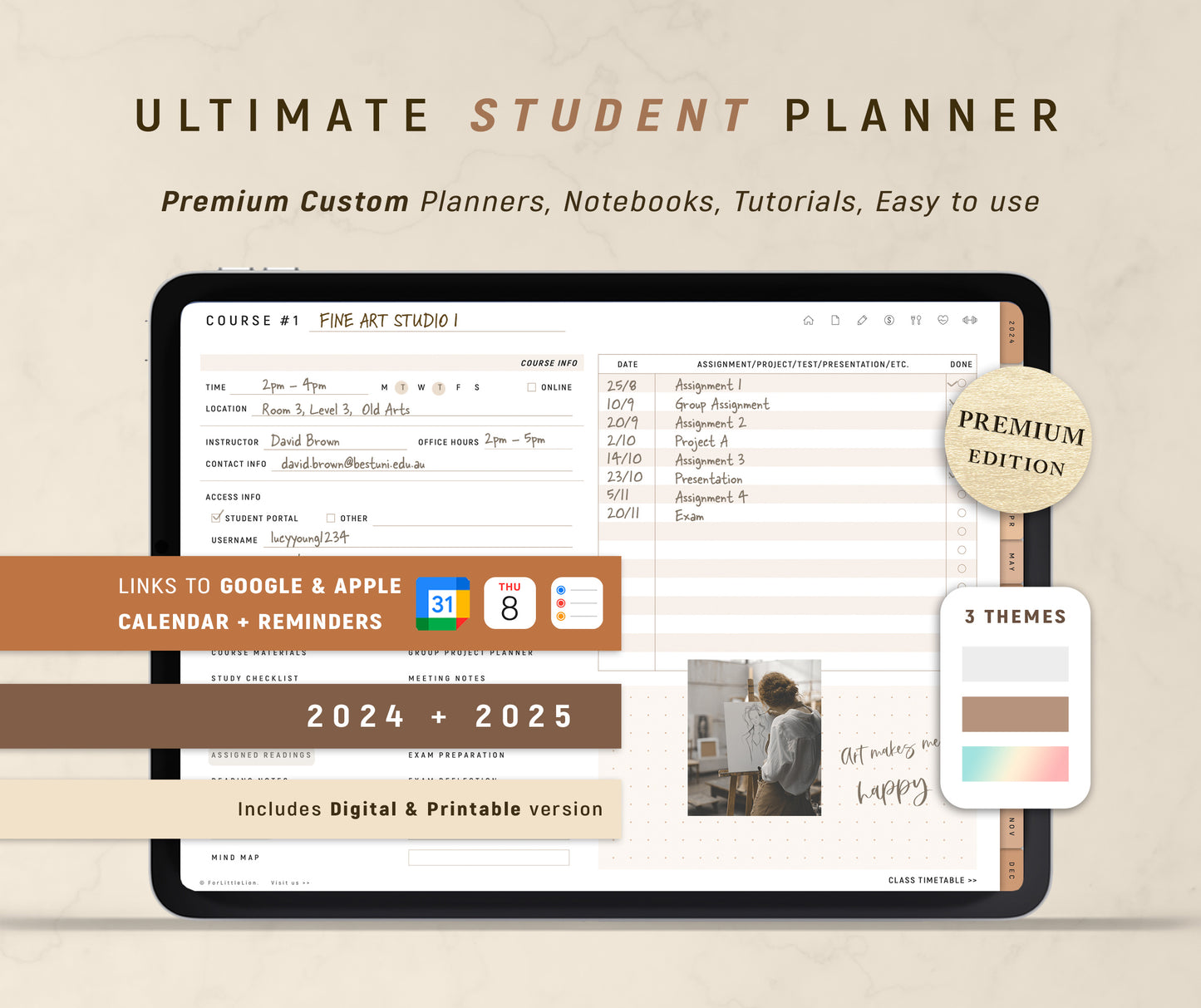 Ultimate Student Planner 2024 2025