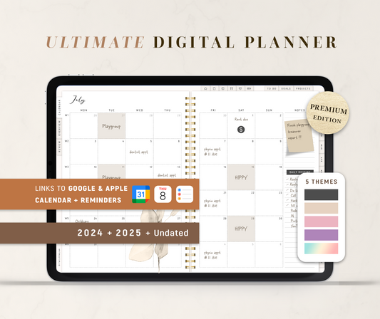 Ultimate Digital Planner | 2024 2025 + Undated