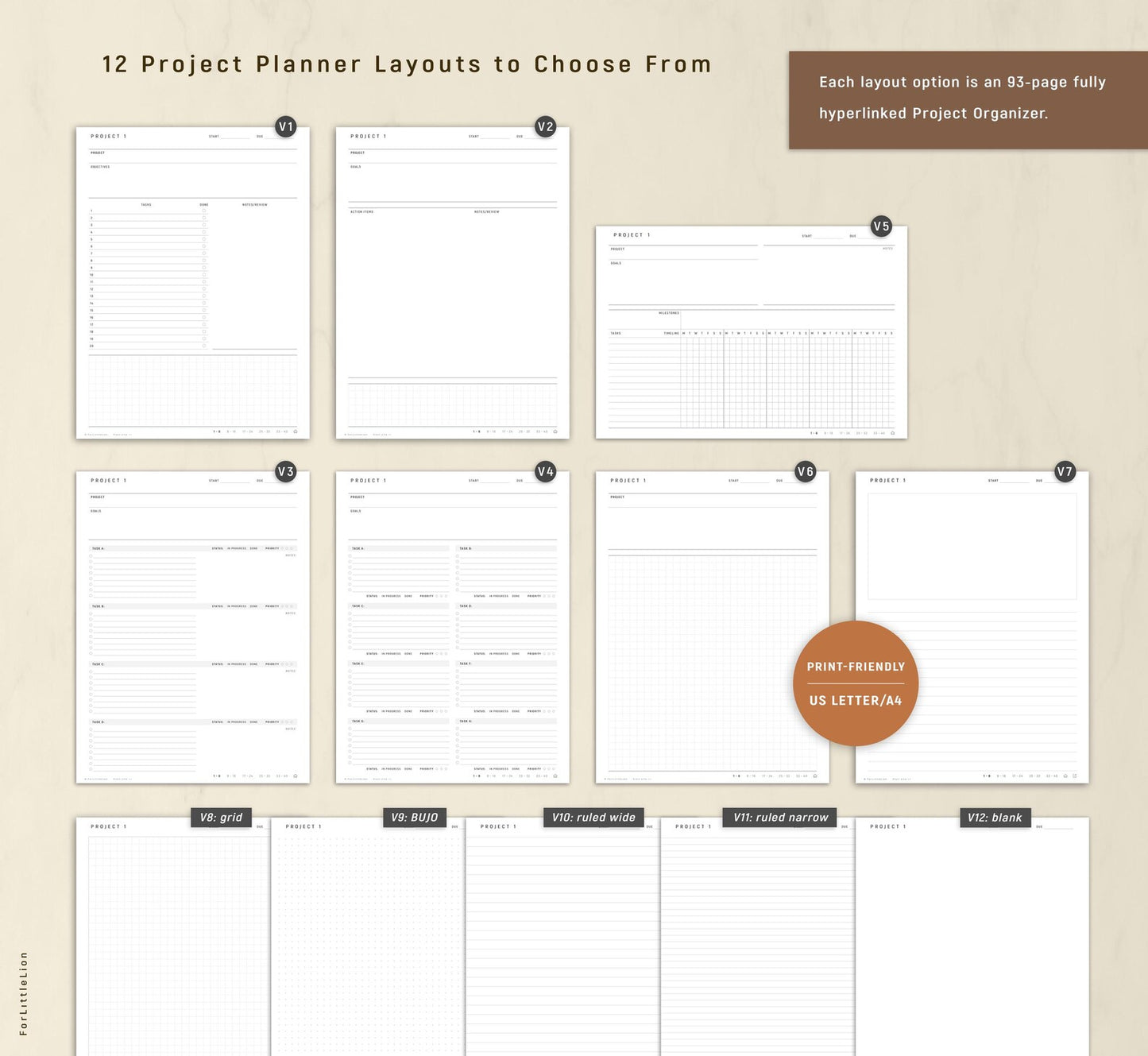 Ultimate Custom Digital Project Organizer