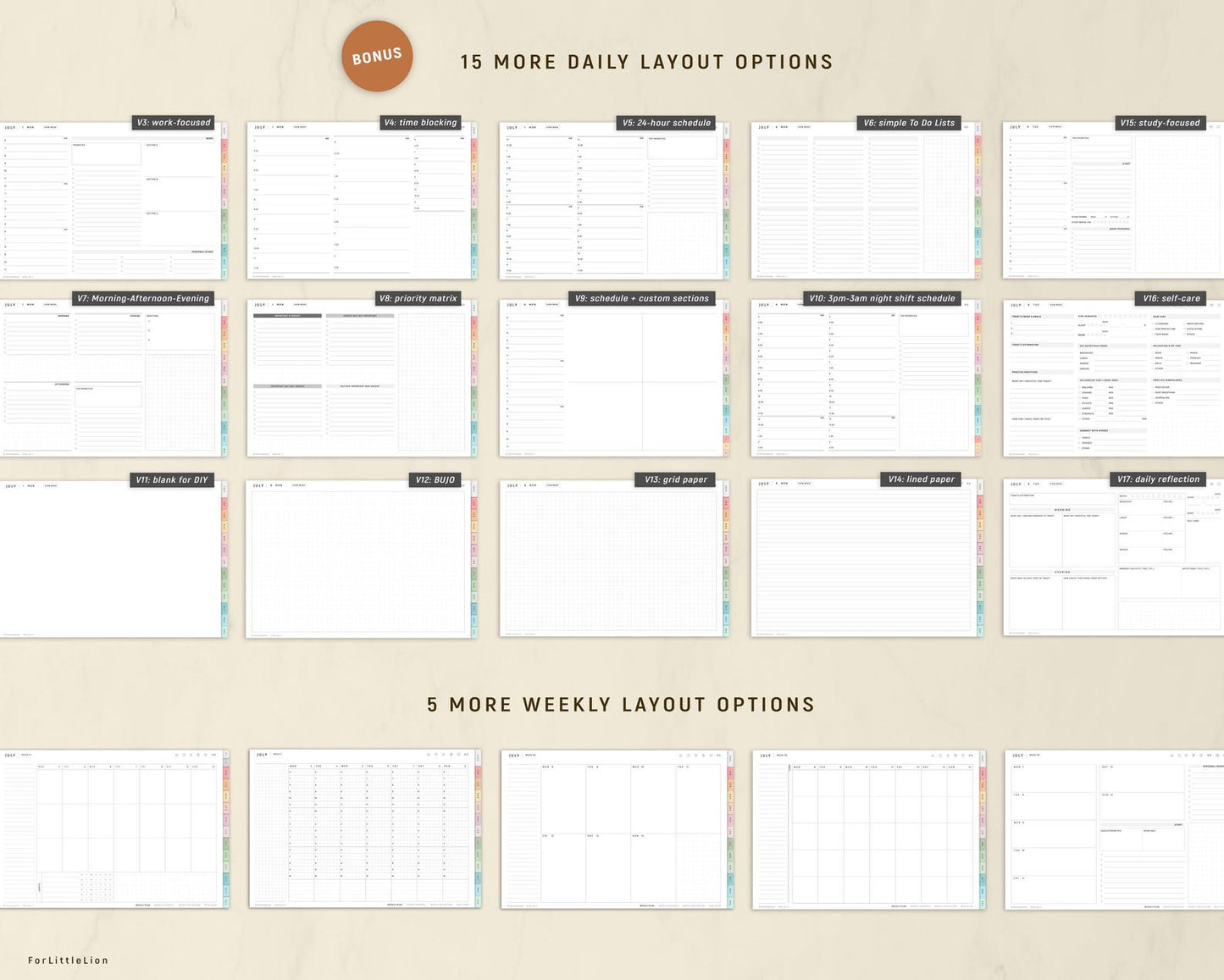 All-in-one Digital Planner 2025 2026 2027 + Undated