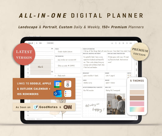 Custom All-in-one Digital Planner 2025