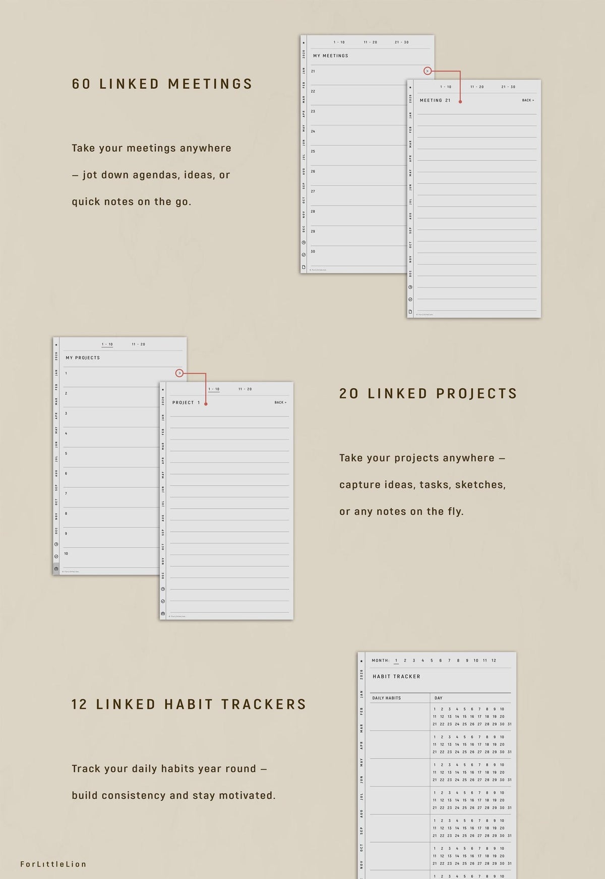 Custom reMarkable Paper Pro Move Planner