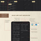 All-in-One Digital Planner 2025 - Dark Mode