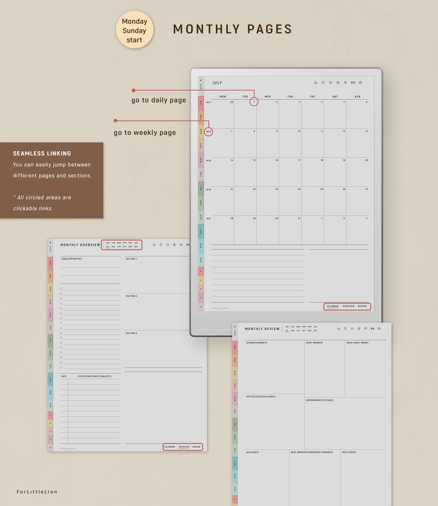 All-in-one reMarkable Paper Pro Planner 2025