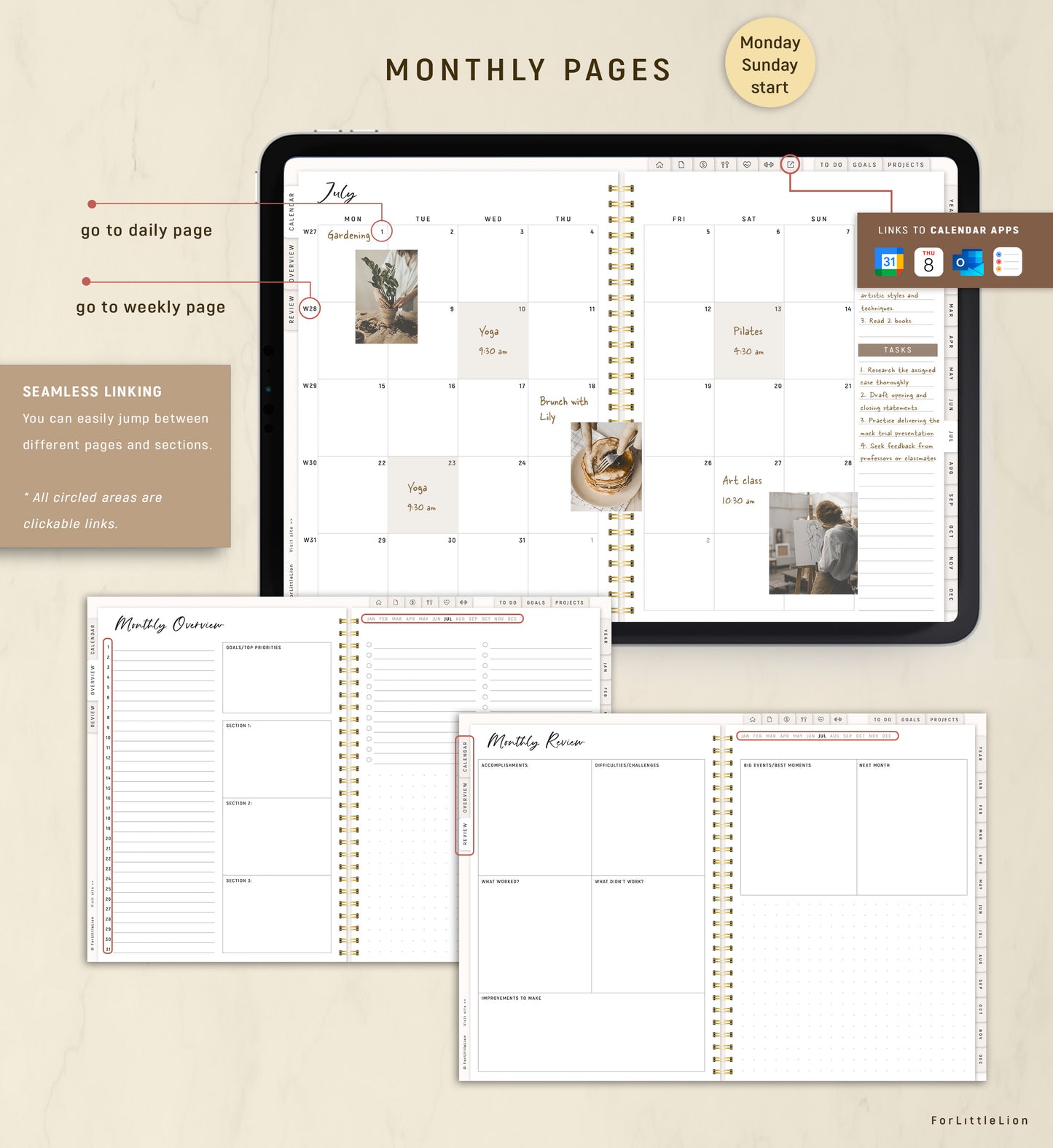 Full Access to ForLittleLion 2026 Digital Planners