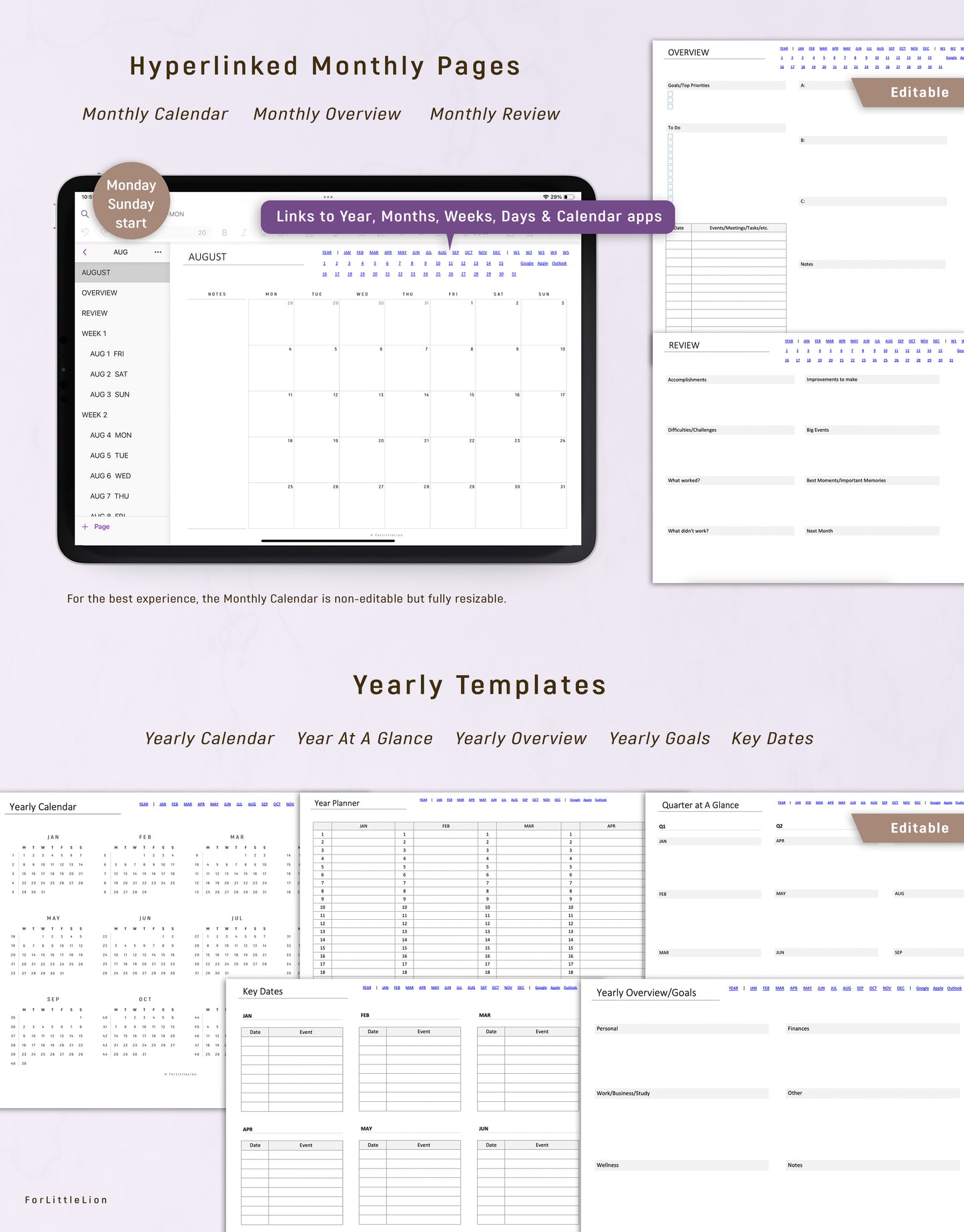 Ultimate OneNote Planner for Professionals 2026 + Free 2025 | Editable Edition