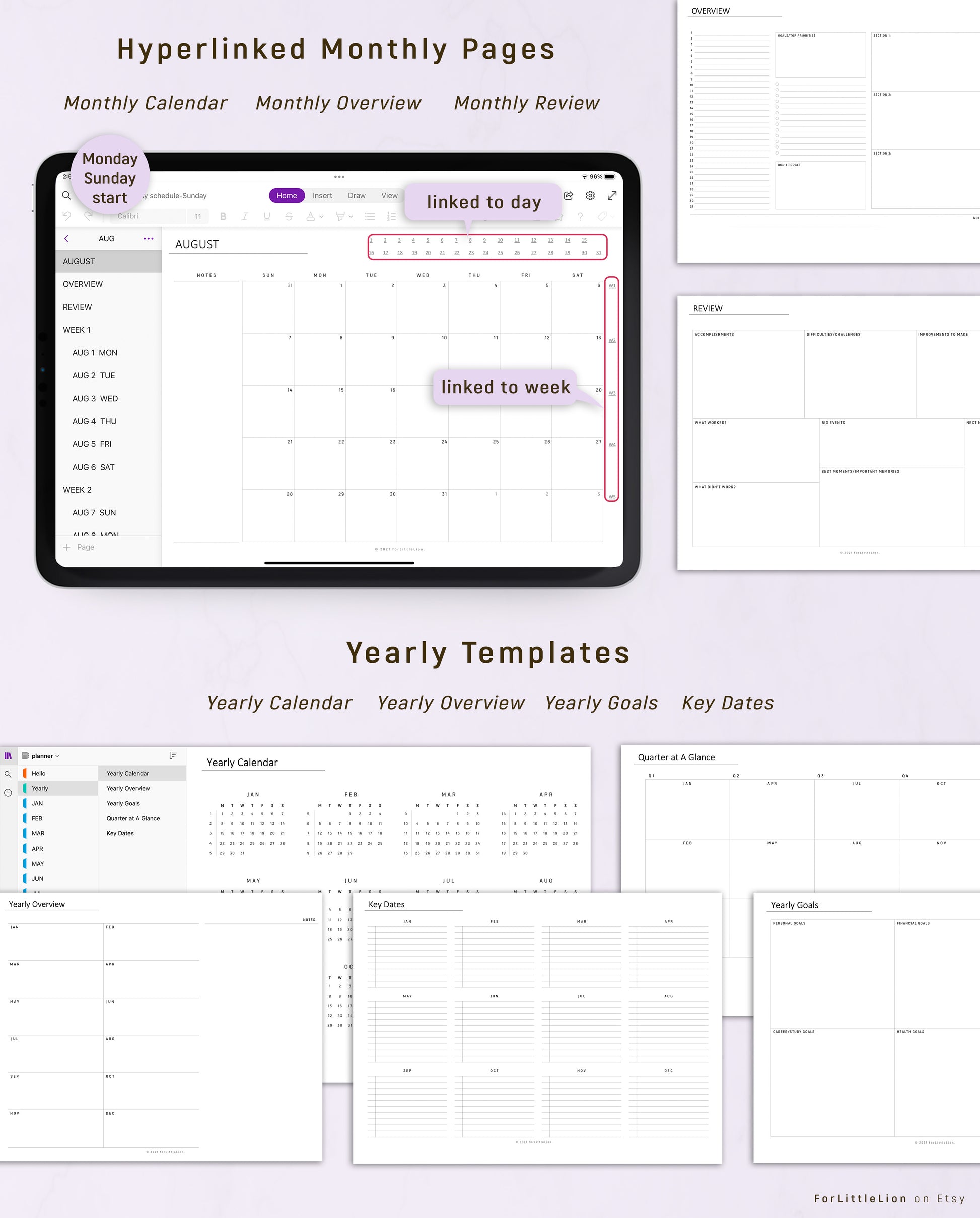 2024 Digital Planner with Reminders, Apple Calendar, and Google Calendar  Integration — Dash Planner