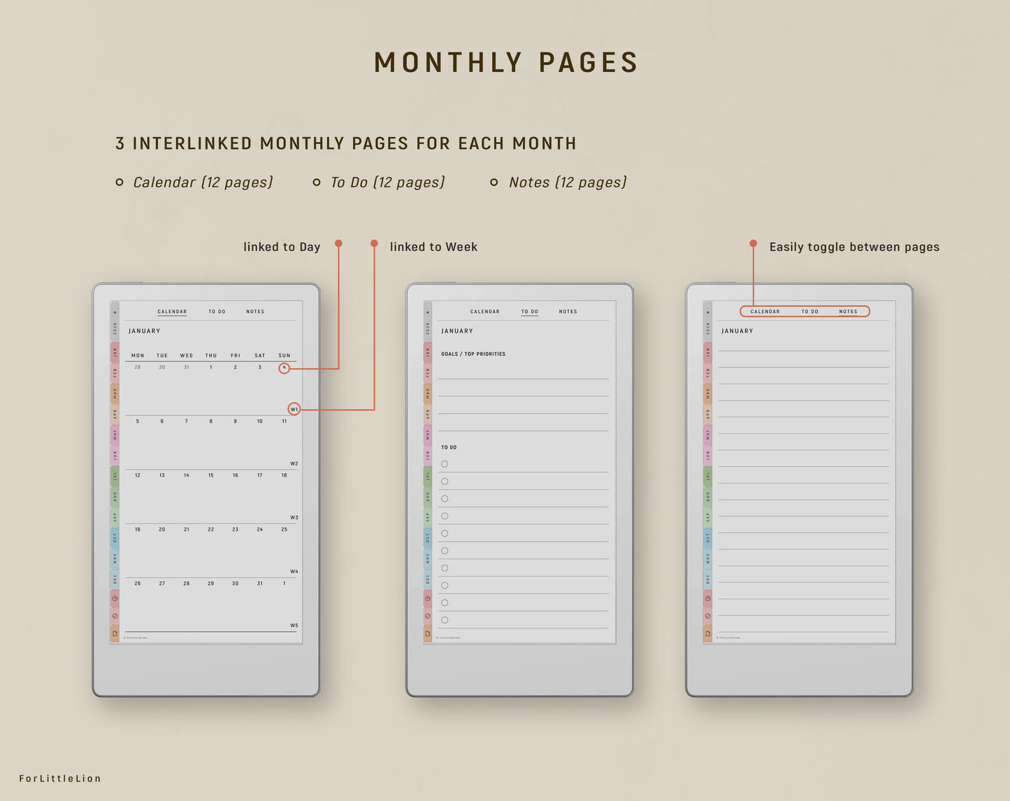 reMarkable Paper Pro Move Work Planner 2026 + Free 2025