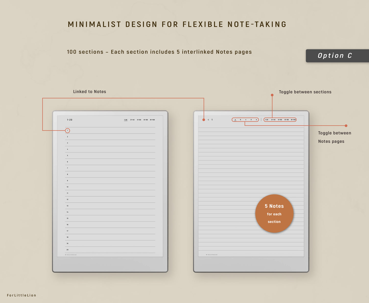 The Minimalist Notebook for reMarkable