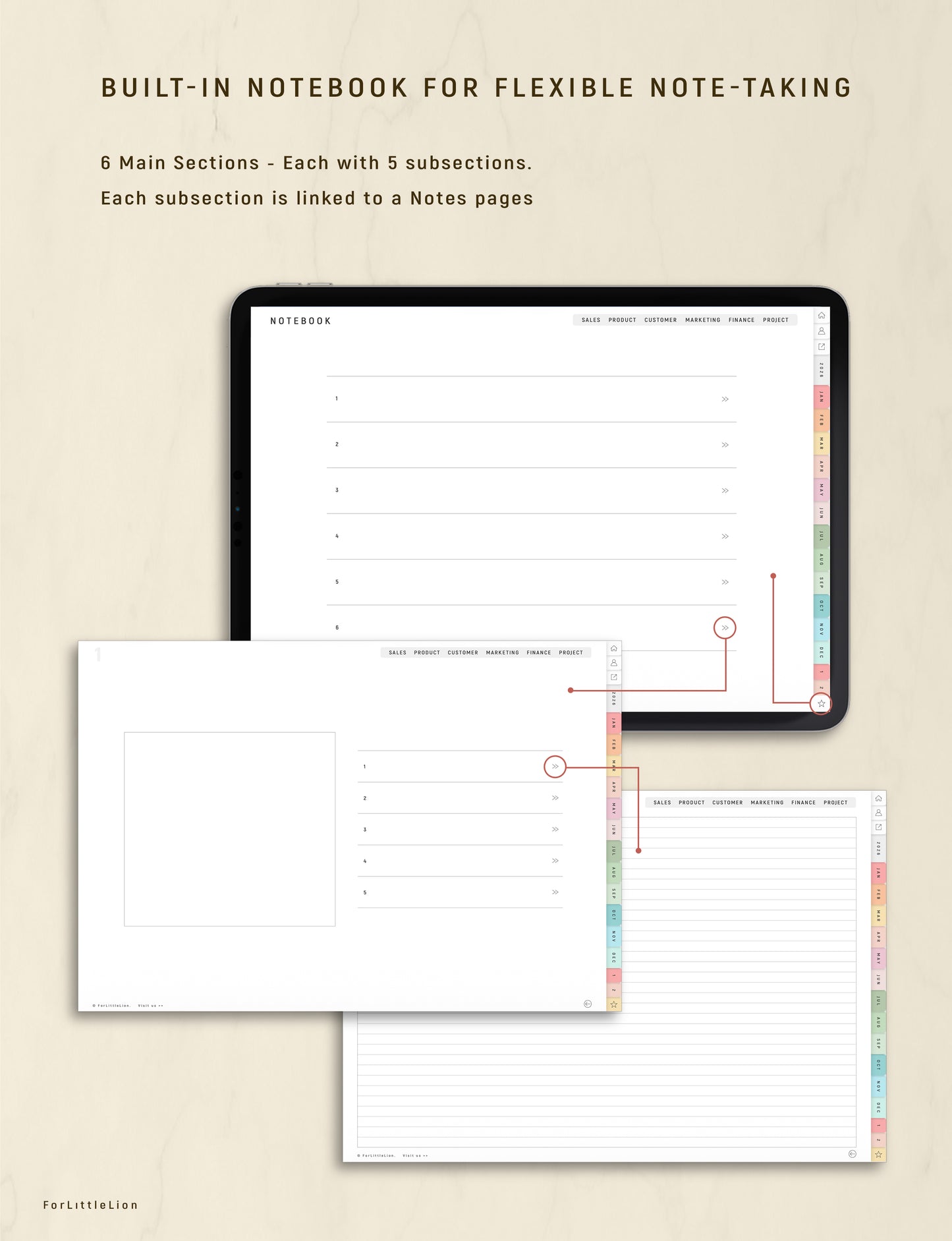 2026 All-in-one Digital Business Planner (2027–2030 Future Planner Included)