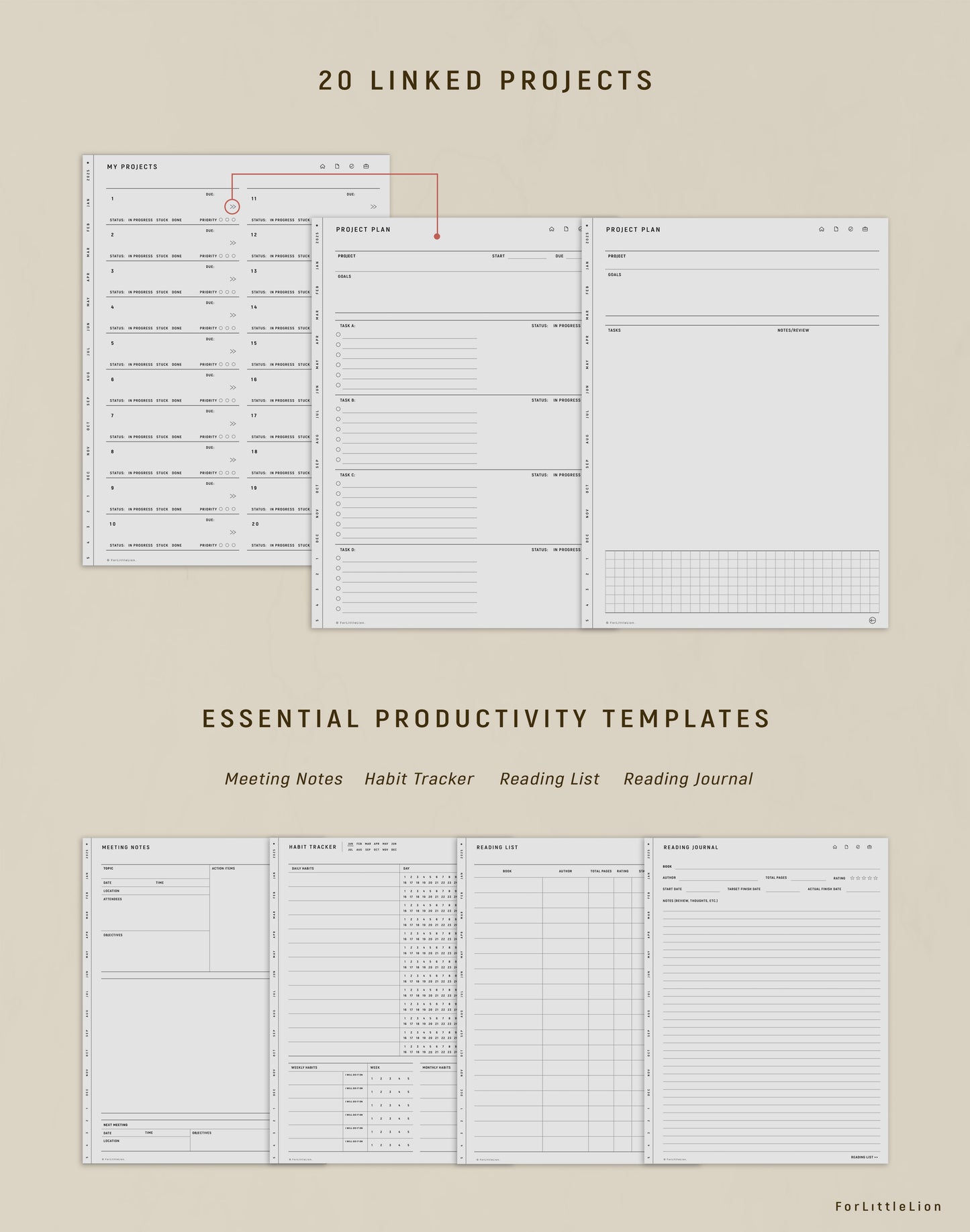 reMarkable Paper Pro Work Planner 2025 2026