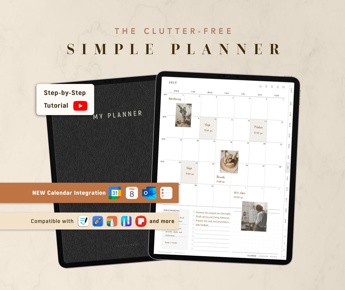 CUSTOM Simple Digital Planner 2027