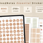 GoodNotes Essential Stickers – BOHO style
