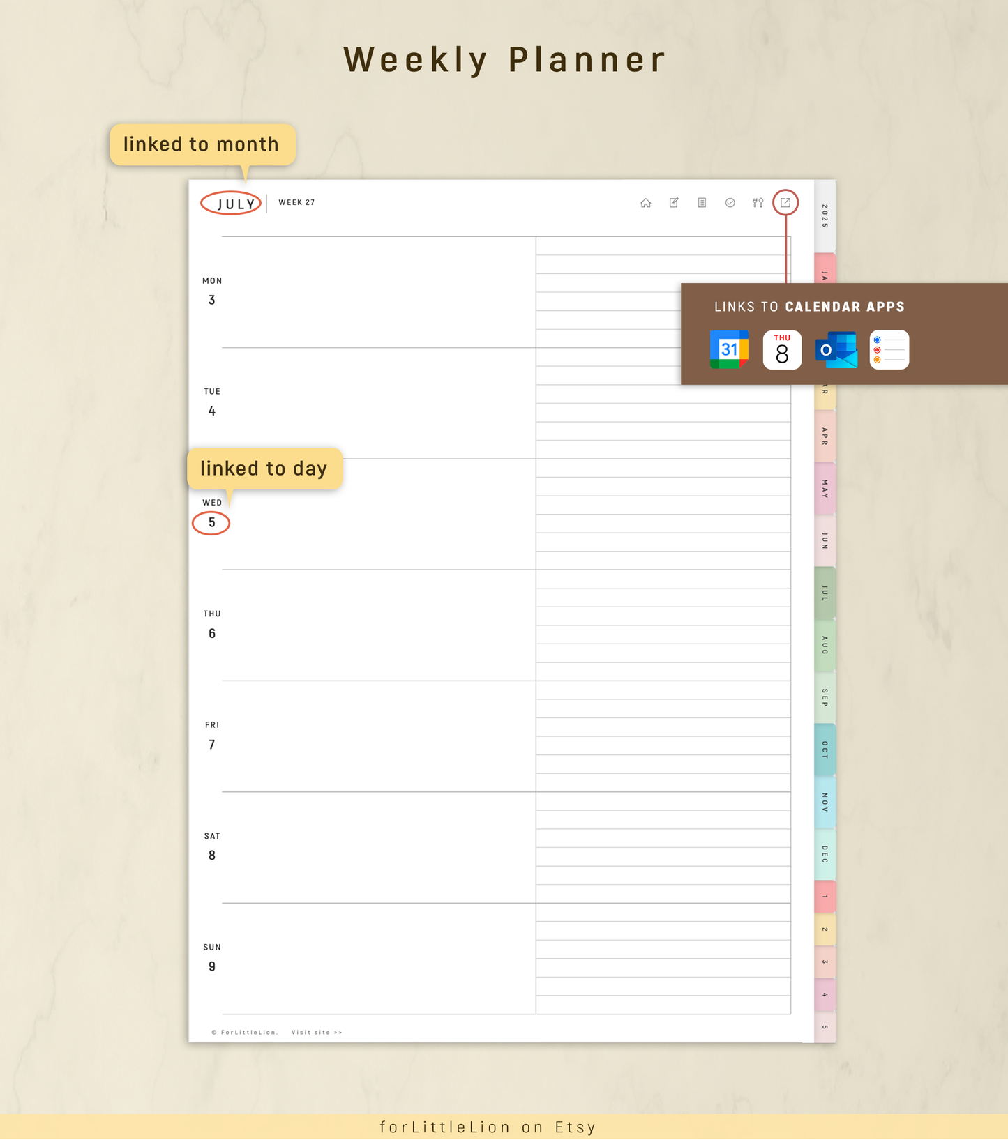 2025 SIMPLE Digital Planner