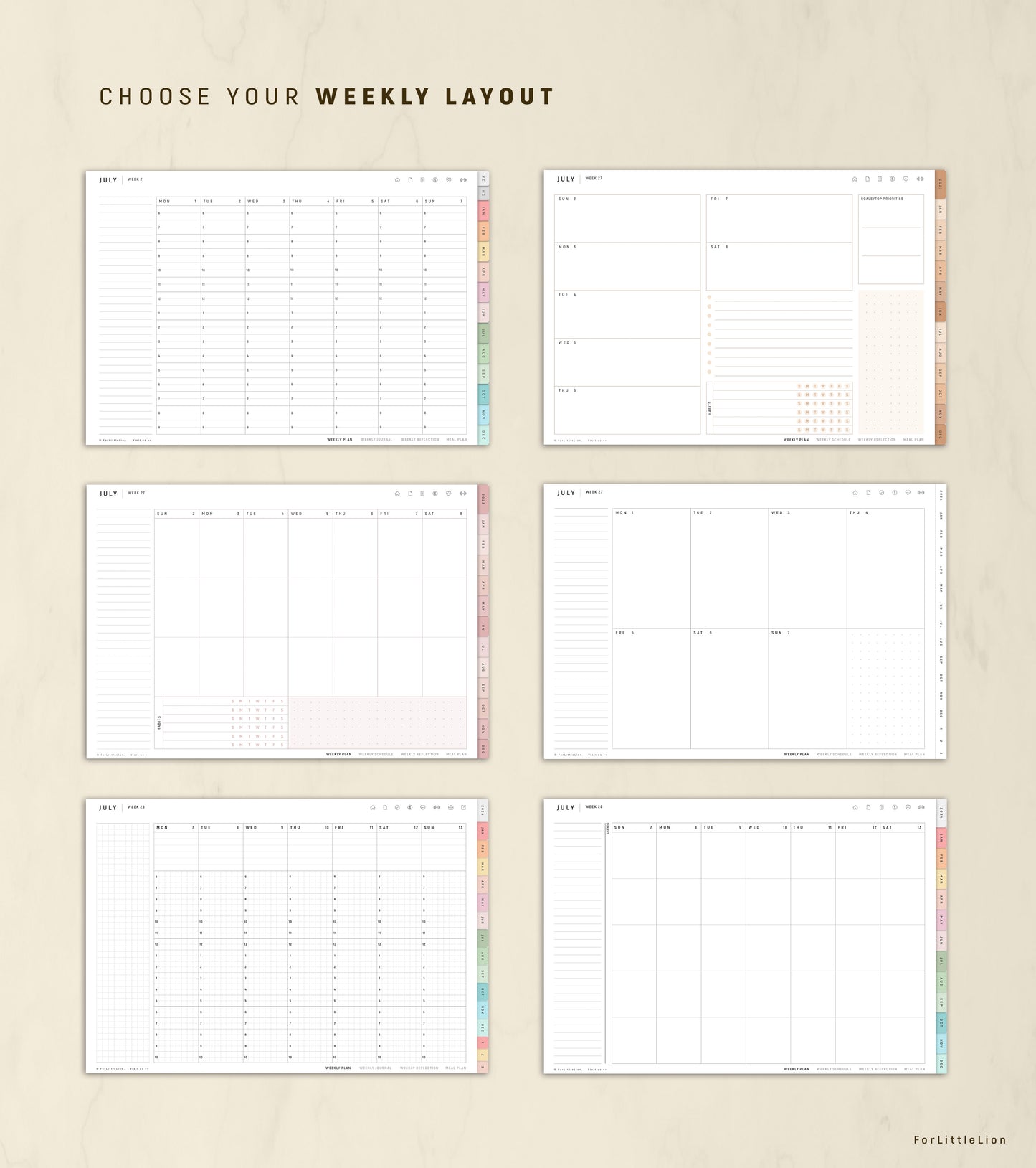 Personalized All-in-one Digital Planner